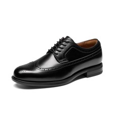 Bruno Marc Men's Dress Brogue Wingtip Oxford Shoes,Black,8