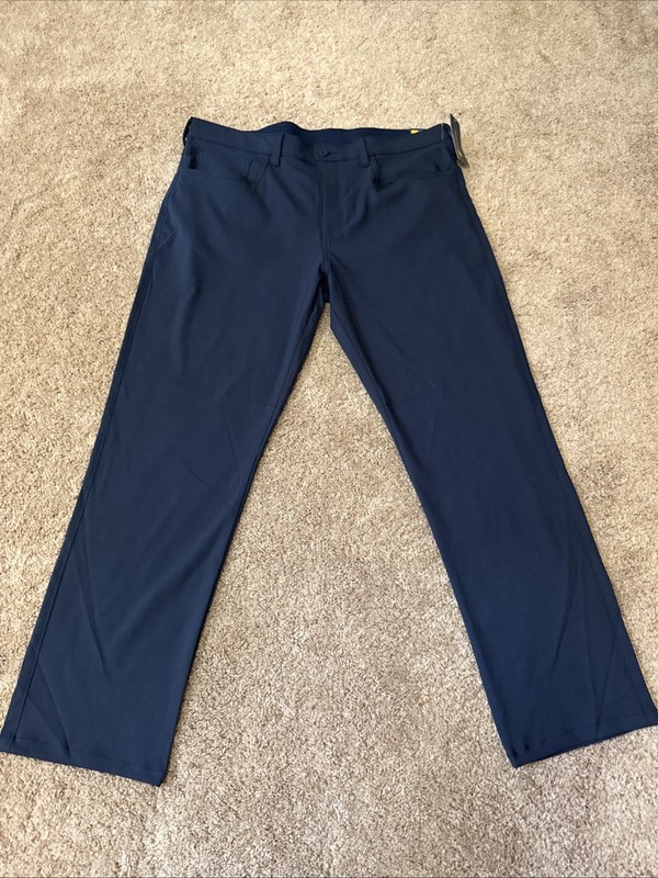New Men’s 36X30 Jack Nicklaus Golden Bear Dress/Golf Pants UPF 50 - Stretch Navy