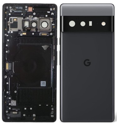 Original Google Pixel 6 Pro Gehäuse Akkudeckel Backcover Stormy Black
