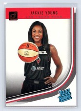2019 Panini Donruss WNBA Jackie Young #90 Rated Rookie (RC) Aces