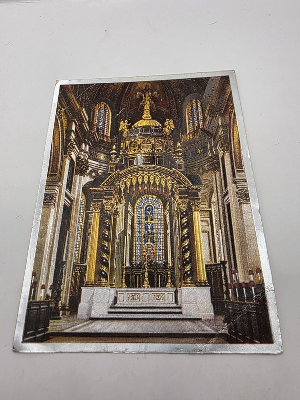  Iridescent Shiny Image Art Card of St. Paul’s Cathedral London