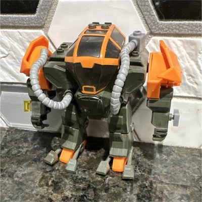 Halo Mega Bloks Cyclops Green Orange Black Action Figure Plastic Collection Toy