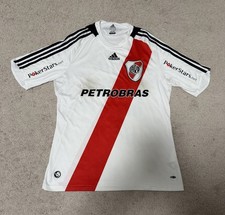 River Plate 2008/2009 Adidas Cristian Fabbiani Home Soccer Shirt Jersey Size L