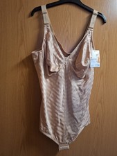 Felina Weftloc 5076 Body Mieder Korselett Gr. 110B Beige NEU