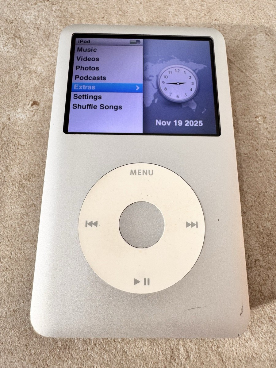 Apple iPod Classic 7th Generation 160GB Silver MC293J MC293LL New