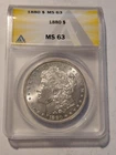 1880 Morgan Silver Dollar MS 63 ANACS