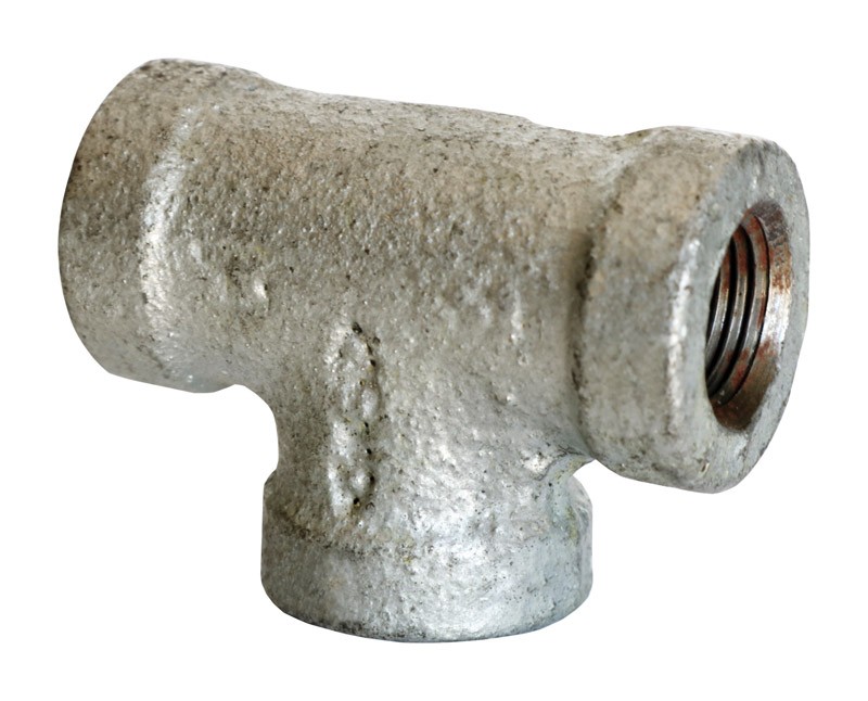 Anvil 8700120754 Galvanized Malleable Iron Pipe Fitting Tee 1/8 in. NPT Female