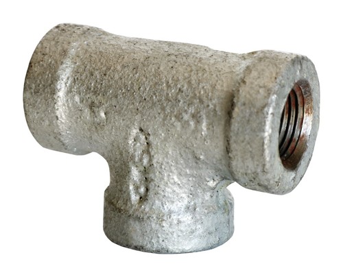 Anvil 8700120754 Galvanized Malleable Iron Pipe Fitting Tee 1/8 in. NPT Female