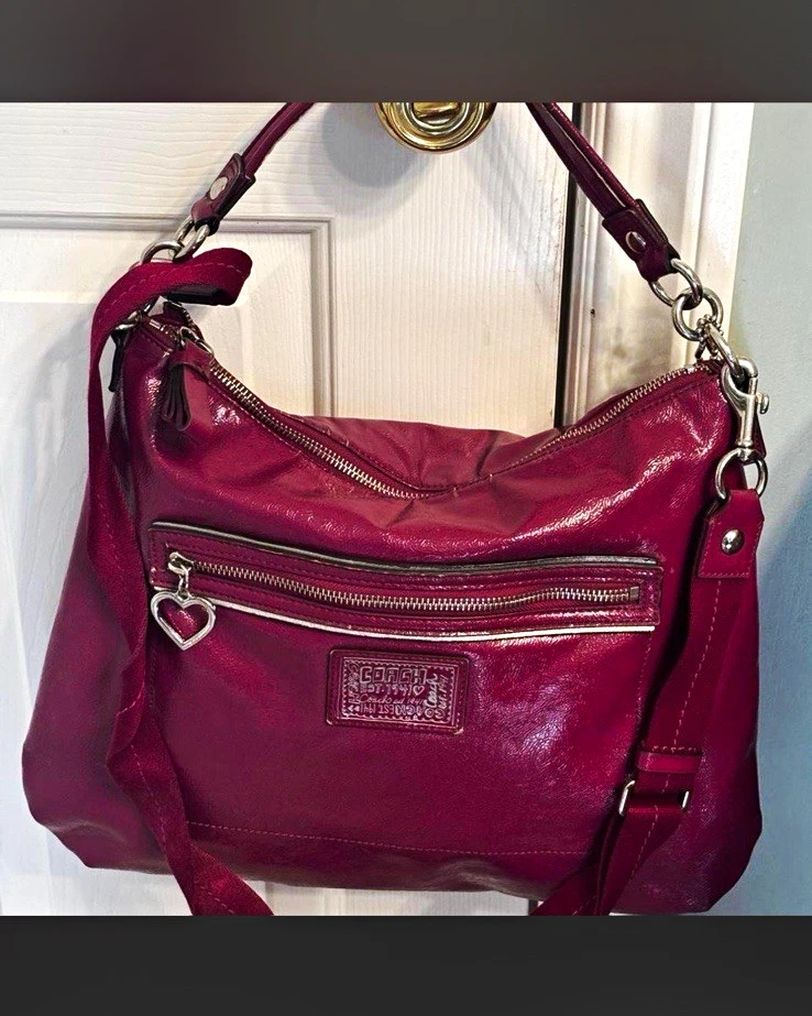Coach Poppy Leather Exterior Shoulder Bag Bags & Handbags for