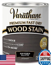 Varathane Premium Fast Dry Wood Stain, Quart, Shaded Slate - 1-Hour Dry Time