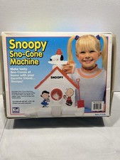 Vintage Snoopy Sno-Cone Machine - No Cups Or Flavor Packets