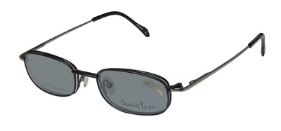 SMARTCLIP 508T TITANIUM EYEGLASS FRAME/GLASSES WITH POLARIZED SUNGLASS LENSES