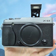 Fujifilm Fuji X-E2 XE2 16.3MP Mirrorless Digital Camera Body Only Silver English