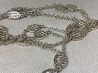 Fine Estate ANNA BECK STERLING SILVER Station NECKLACE Dots 36in — photo 9