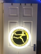 Vintage Interflora Illuminated Reclaimed Shop Sign Light Lamp Florist Unique