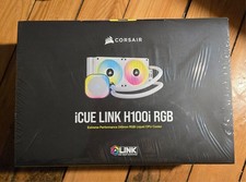 Corsair iCUE H100i RGB Liquid CPU cooler - QX120 RGB Fans white CW-9061005-WW