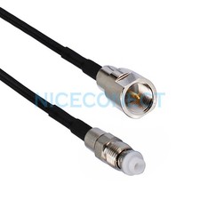 FME Female to FME Male Antenna Connector RF Pigtail RG174 Jumper Coaxial Cable