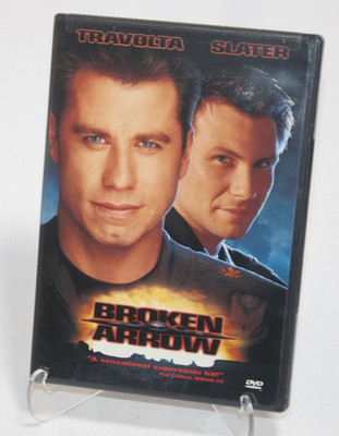 Broken Arrow (DVD, 1996) John Travolta Christian Slater   Action Thriller