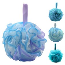 4Pcs Shower Puff Skin-friendly Bath Sponge Bathroom Accessory Bath Pouf