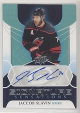2020-21 Upper Deck Signature Sensations Series 1 Jaccob Slavin #SS-JS Auto