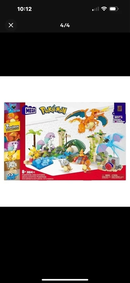 Paquete de 884 piezas MEGA Construx Pokémon Discoveries. Nuevo en caja Foto 4 de 4