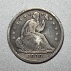 1838 Seated Liberty Half Dime Silver Circulated Business Strike Philadelphia