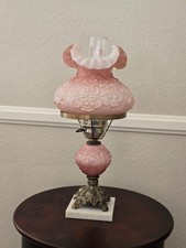 Fenton Rose Lamp In Fenton Art Glass for sale | eBay