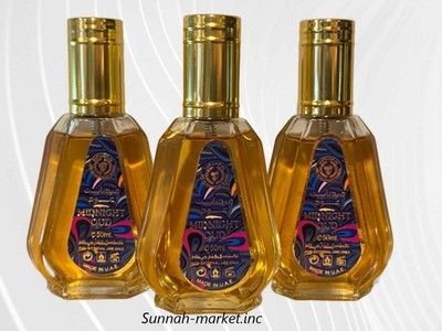 3x Midnight Oud Ard Al Zaafaran Perfumes Eau de Parfum 50ml spray(3 Pack)