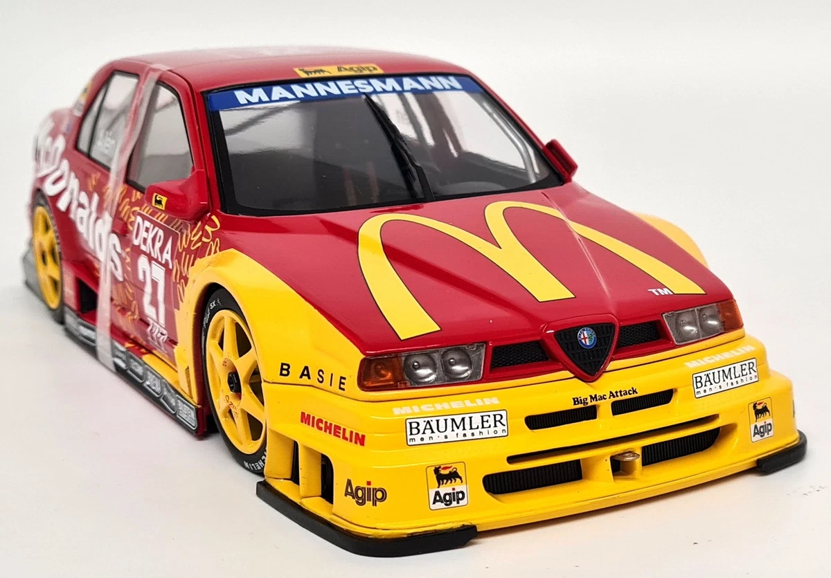 1/18 Werk83 1995 Michael Bartels Alfa Romeo 155 V6 TI #19 Jäger-Tonic ITC Helsinki Car Model