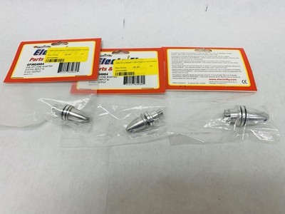 Great Planes GPMQ4992 Collet Cone Adapter 3 Packs! 4.0 mm Input to 1/4x28 Output
