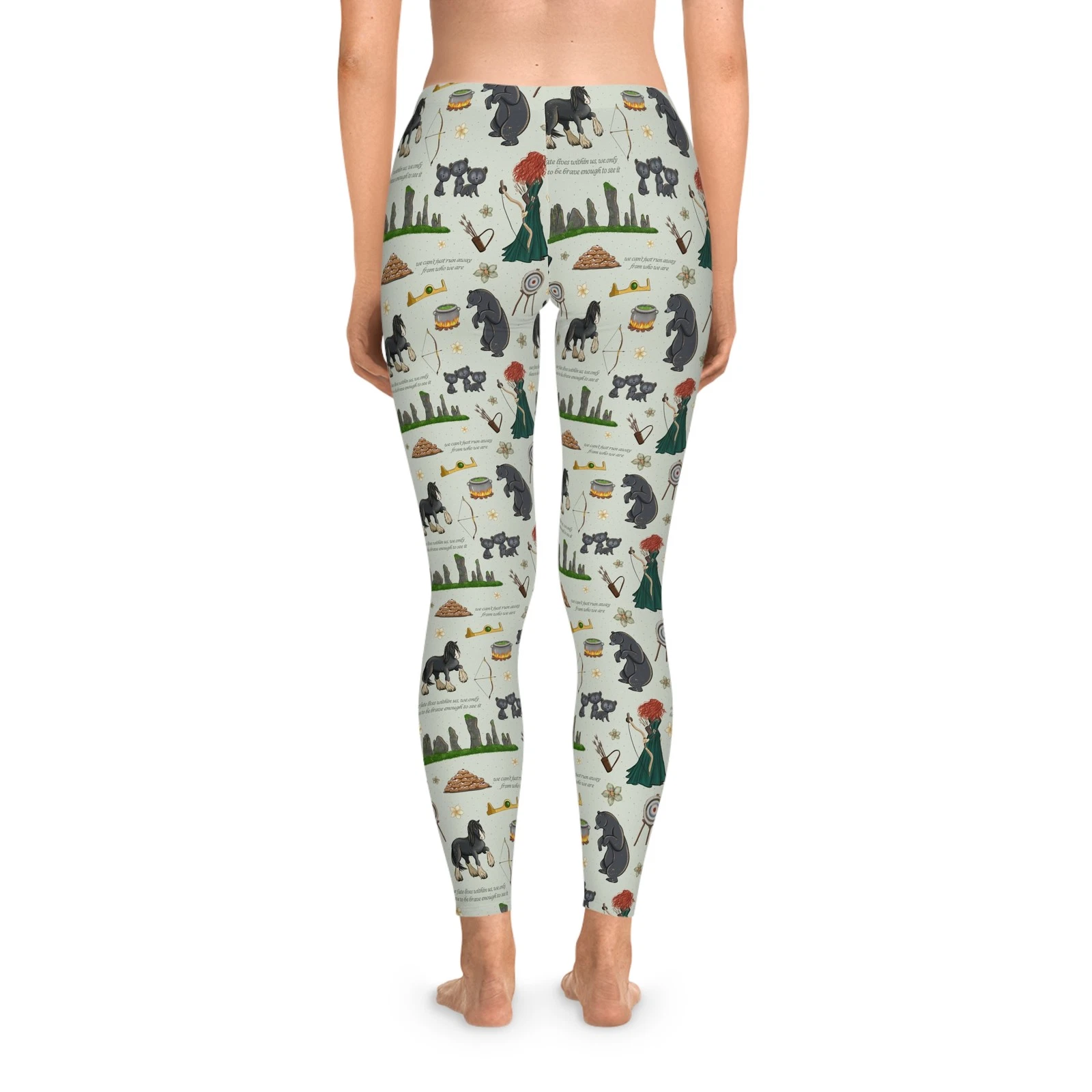 Brave Leggings, Gift for Her