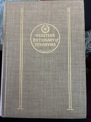 Vintage Merriam-Webster Dictionary of Synonyms 1st Edition Hardcover Thesaurus