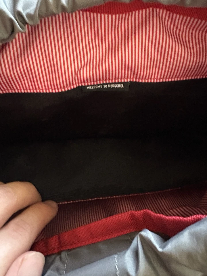 Рюкзак для ноутбука Herschel Classic вересковый серый холщовый для школы и работы - Изображение 4 из 4