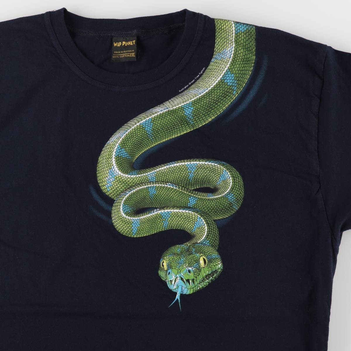 Used WiLD PLANET Snake/Python Pattern Animal T-Sh… - image 5