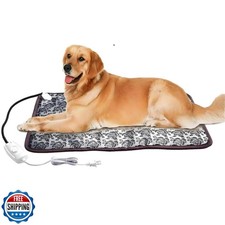 Heated Dog Bed Large Dog Heating Pad,Outdoor Doghouse Indoor Bed,