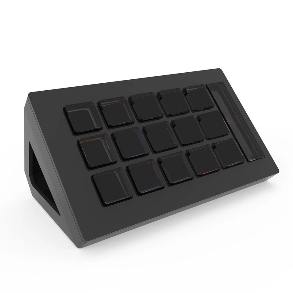 Sleek Compact Design Visual Keyboard with 15 Keys for Content Creators - Image 2 of 3