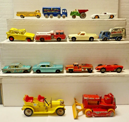 VINTAGE LESNEY MATCHBOX VEHICLES COLLECTION - GRAY TIRE SURVIVORS!