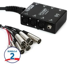 Hosa Little Bro' 6x2 Sub Snake 2 Pack - 30 foot