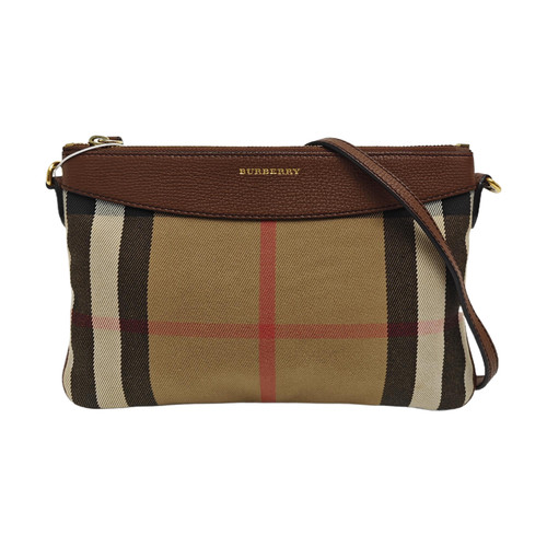 BURBERRY Crossbody bags Cloth Brown Free Shipping | Duties Paid