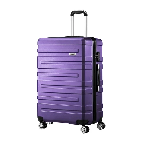 Mazam 28" Luggage Suitcase Trolley Set Travel TSA Lock Storage Hard Case Purple - Picture 10 of 10