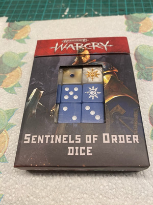 Warhammer Age of Sigmar Warcry Sentinels of Order Würfel Set