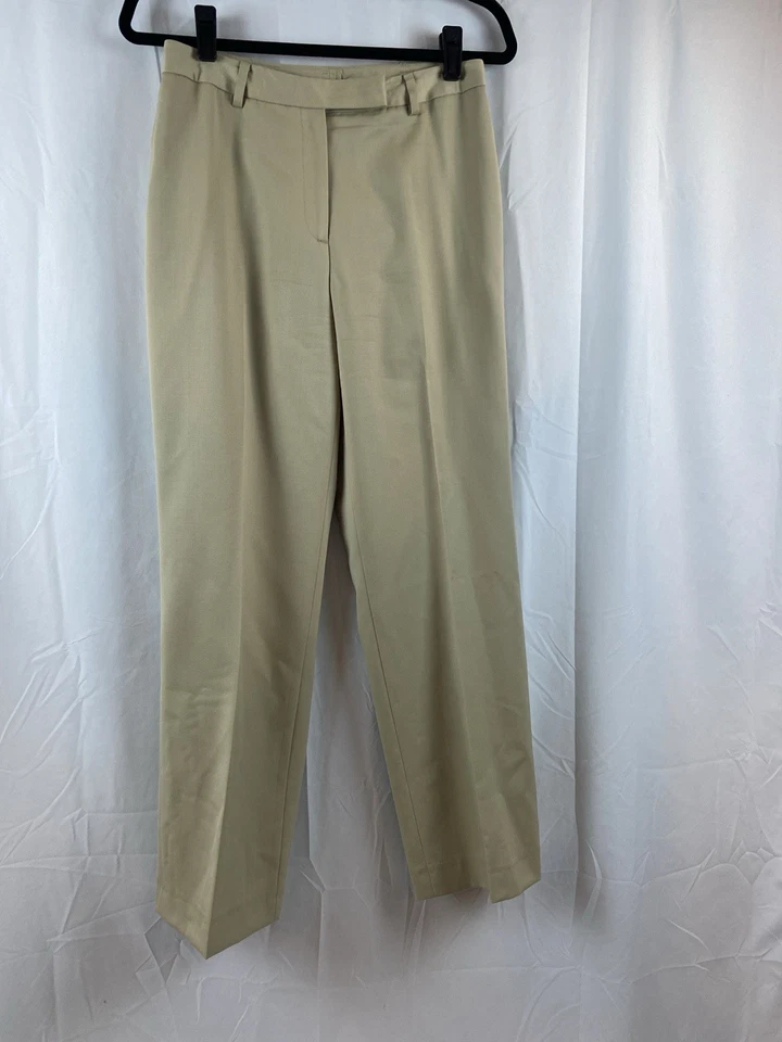 Pantalones de vestir Brooks Brothers 346 para mujer talla 6 tostados 100 % lana forrados con acetato Foto 3 de 4