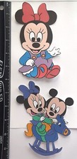 Lot of 2 Baby Mickey Minnie Mouse Disney SINGLE LAYER Embellishments 249