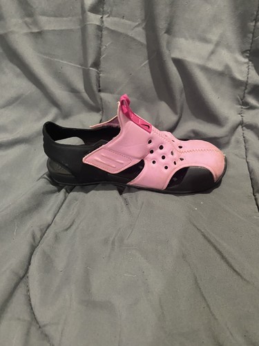 Nike Kids ’Sunray Protect 2 Sandals Pink Black 1 Youth Closed Toe Water Shoes - Picture 2 of 9