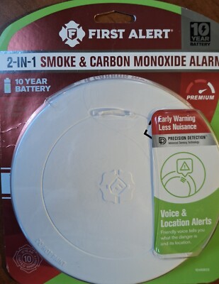 First Alert Slim Battery-Powered Smoke & Carbon Monoxide Detector *2 Available* 