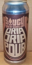 Drip Drip Pour Coffee Stout 16oz beer can Saucy Brew Works Cleveland, OH - EMPTY