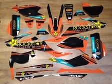 KIT GRAFICA DECALCOMANIA KTM EXC SXF XC XCW 125 150 200 300 350 400 450 2017 2018