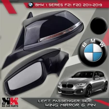 BMW  1 SERIES F21 F20 2011-2019 LEFT PASSENGER SIDE WING MIRROR 6 PIN 021185 OEM