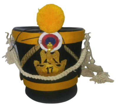 Chako Pickelhaube shako France Napoleon Waterloo line Infantry Helmet J11