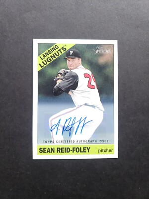 2015 Topps Heritage Minor League Edition Real One Sean Reid-Foley #ROA-10 Auto